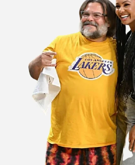 Jack Black Los Angeles Lakers Yellow Shirt For Unisex