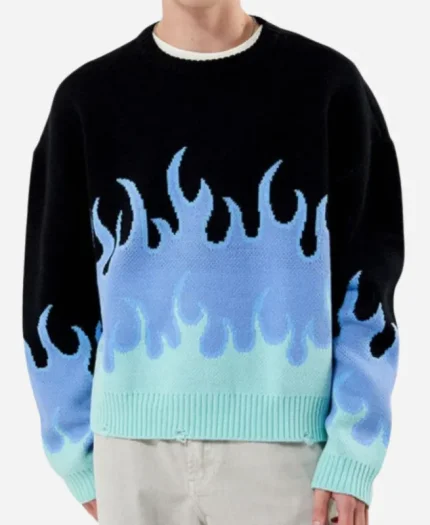 Jacob Bertrand Blue Flame Sweater
