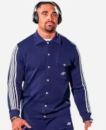 Jalen Hurts Autry Knitted Sporty Track Jacket