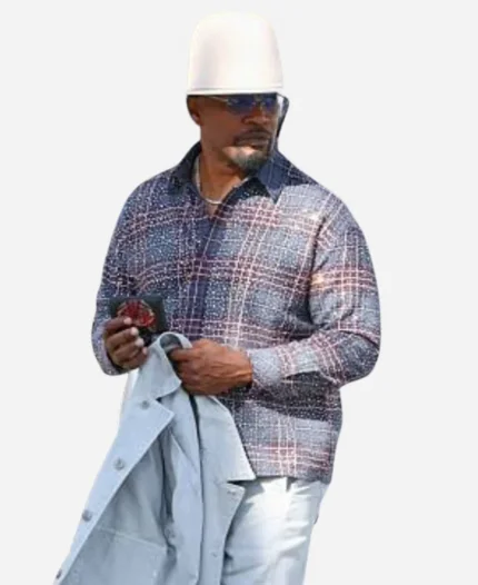 Jamie Foxx Plaid Button up Shirt