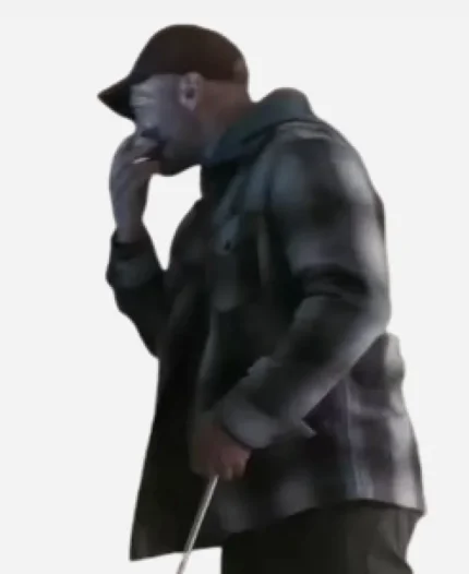 Jason Statham Movie A Working Man 2025 Levon Cade Plaid Jacket