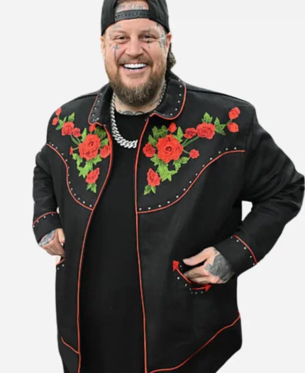 Jelly Roll LA Black Floral Jacket