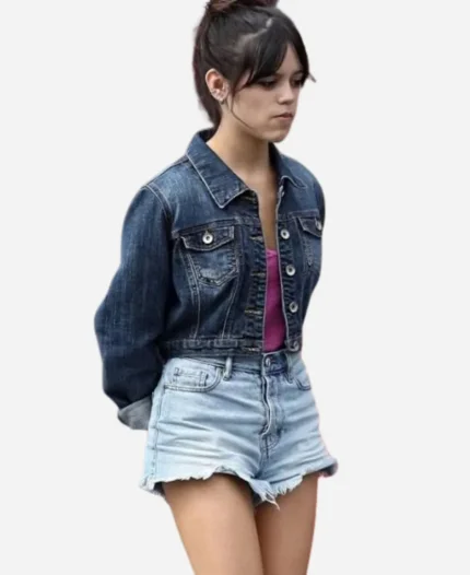 Jenna Ortega Blue Denim Jacket