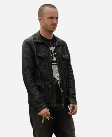 Jesse Pinkman Breaking Bad Black Jacket