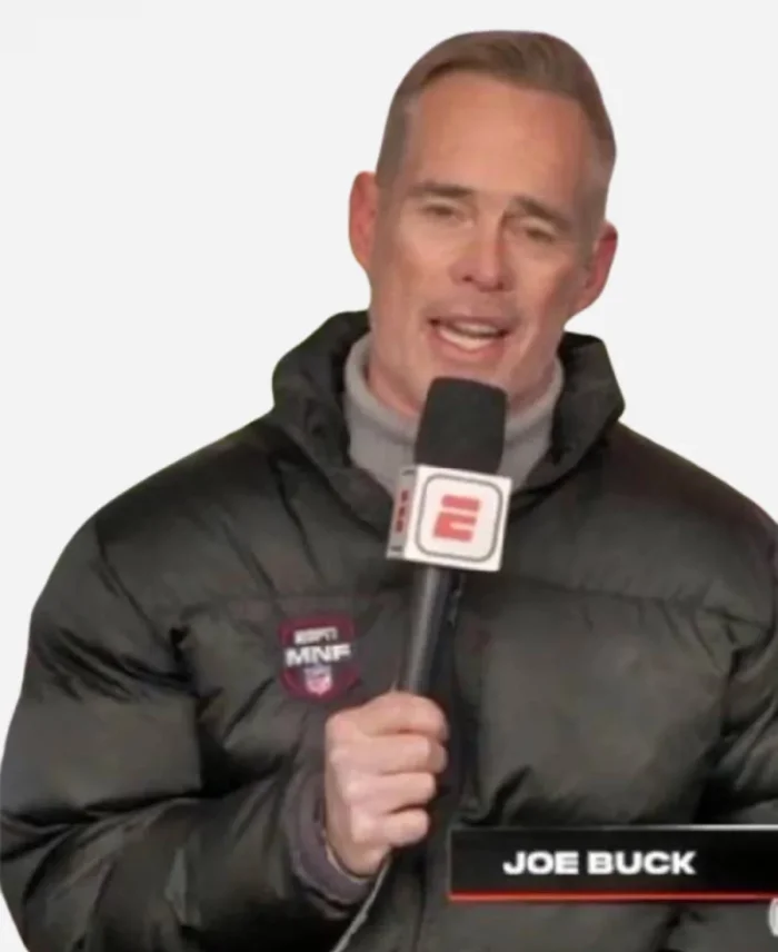 Joe Buck Espn Black Puffer Jacket For Sale