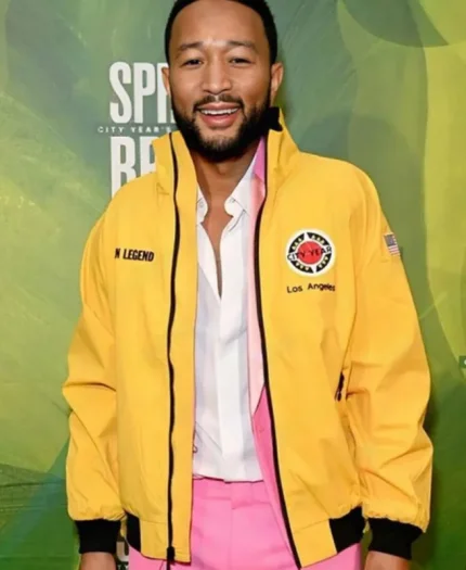 John Legend LA Yellow Jacket