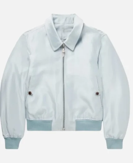 John Legend The Today Show 2025 Blue Zip Up Bomber Jacket