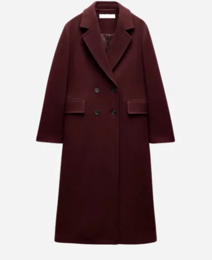 Julie Muldoon Small Achievable Goals Season 01 Jennifer Whalen Burgundy Coat