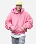 Justin Bieber Pink Hoodie