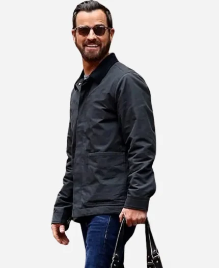 Justin Theroux Black Cotton Jacket