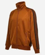 Karate Kid Legends 2025 Jackie Chan Track Brown Jacket