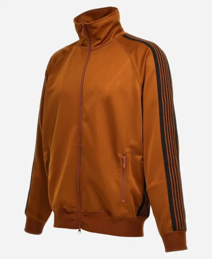 Karate Kid Legends 2025 Jackie Chan Track Brown Jacket