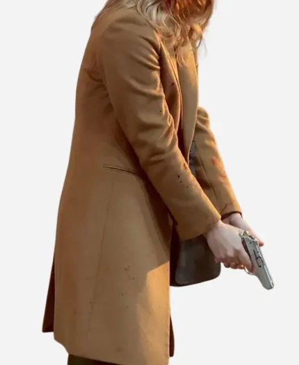 Karen Page TV Series Daredevil Born Again Season 01 Deborah Ann Woll Brown Trench Coat