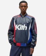 Kith For Adidas Football Bomber Leather Jacket