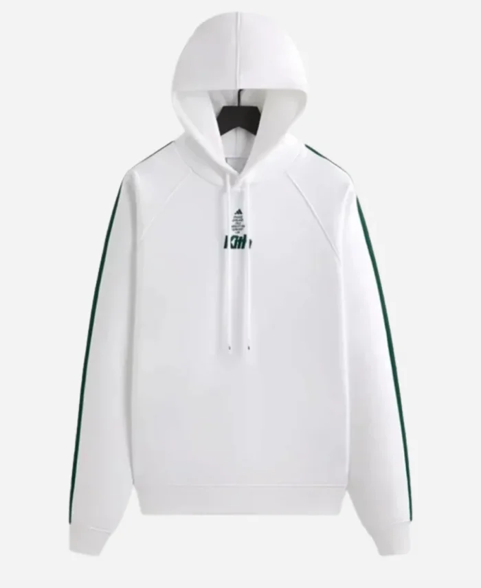 Kith for Adidas Football White Hoodie