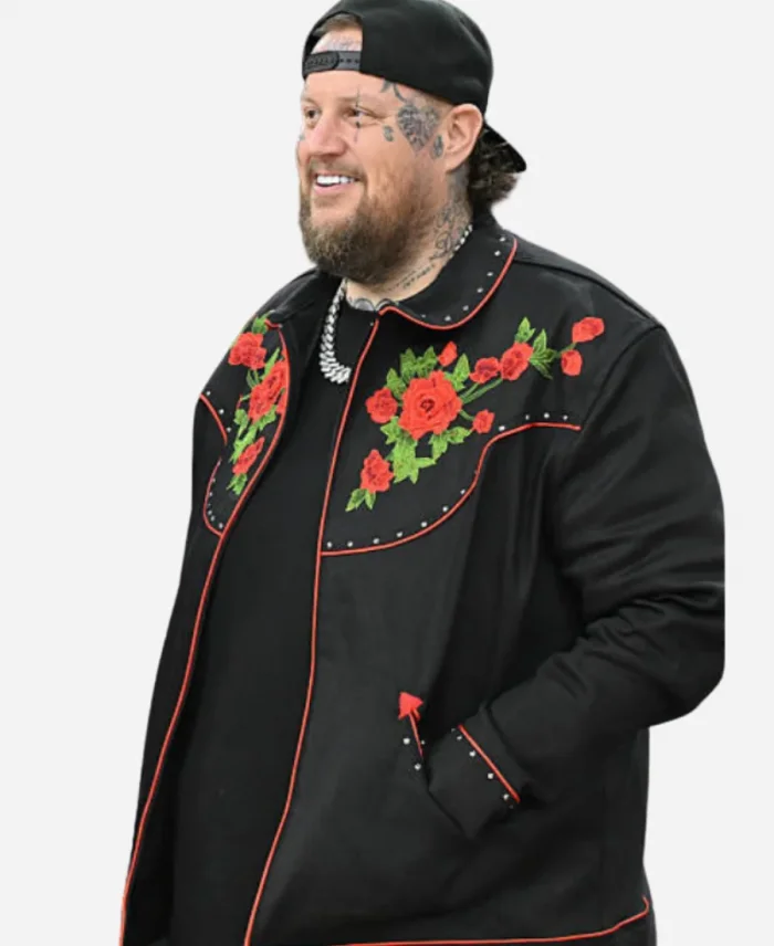 LA Jelly Roll Black Floral Jacket