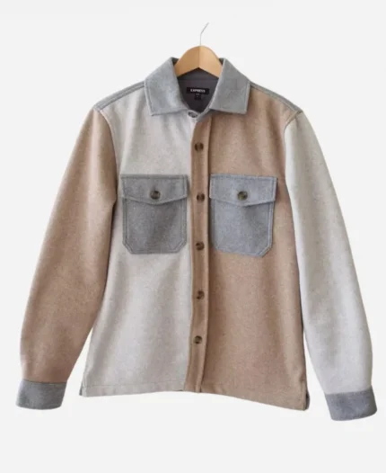 Lance Gross Colorblock Shirt Jacket