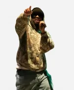 Larry June’s Camo Pullover Hoodie