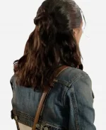 Lisa Movie Midori Francis Afterlife of the Party Cropped Denim Blue Jacket