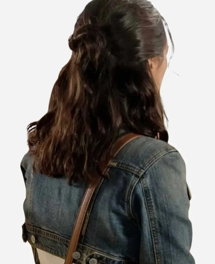 Lisa Movie Midori Francis Afterlife of the Party Cropped Denim Blue Jacket