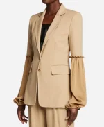 Lola Carmichael Tv Series All Rise Season 03 Simone Missick Brown Wool Coat