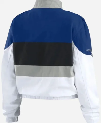 Los Angeles Dodgers RoyalWhite Racing Full-Zip Jacket