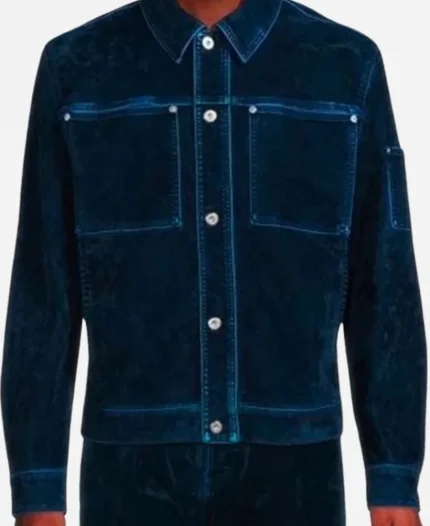 Luke Bryan American Idol Season 23 Blue Trucker Jacket For Sale