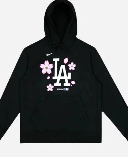 MLB World Tour Tokyo Series 2025 LA Dodgers x Takashi Murakami Black & Blue Hoodie 