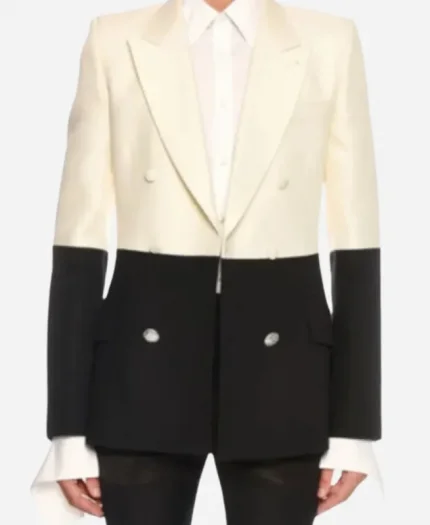 Marcus Scribner Diced Two-Tone Blazer