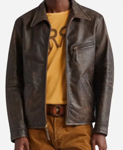 Mark Trent TV Series Found Season 02 Brett Dalton Zip Up Leather Jacket
