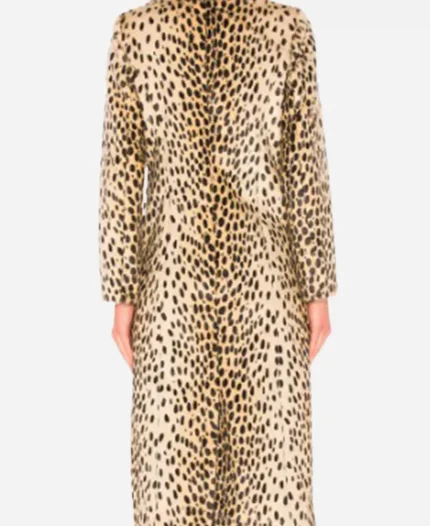 Max Mitchell TV Series Wild Cards Season 02 Vanessa Morgan Leopard Coat