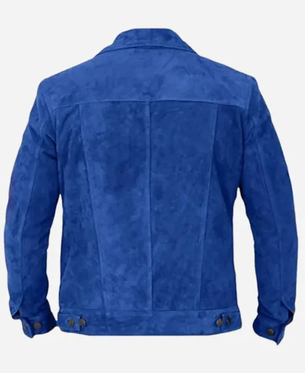 Men's Trucker Suede Bomber Jacket
