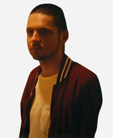 Michael Mitton Red Bomber Jacket