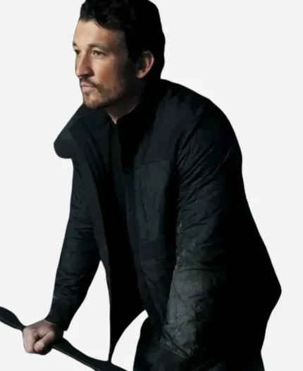 Miles Teller The Gorge 2025 Black Jacket