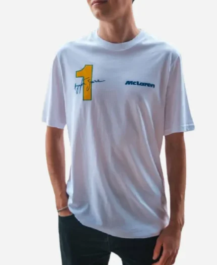 Monaco Senna 1 McLaren White T-Shirt