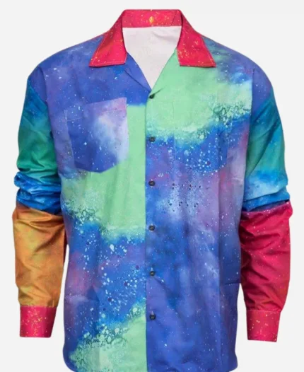 Movie Borderlands Fan Event Los Angeles Jack Black Colorful Shirt