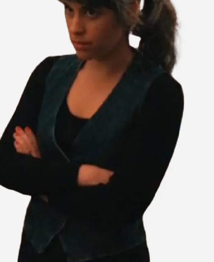 Mythic Quest 2025 Ashly Burch Dark Denim Vest