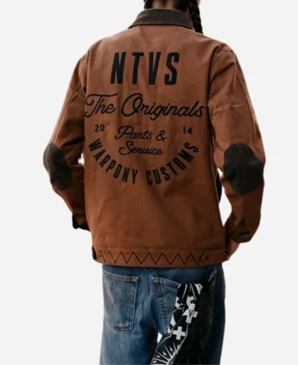 NTVS x SPJ Warpony Customs Heritage Work Brown Jacket