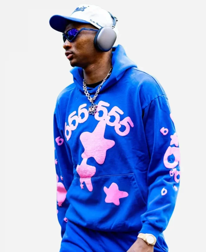 NYC 2025 Kai Jones Blue Pullover Hoodie