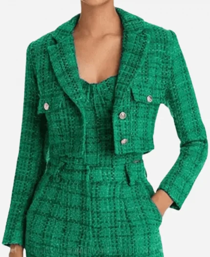 Nathaniel Hardin All American Homecoming Season 02 Rhoyle Ivy King Green Tweed Jacket