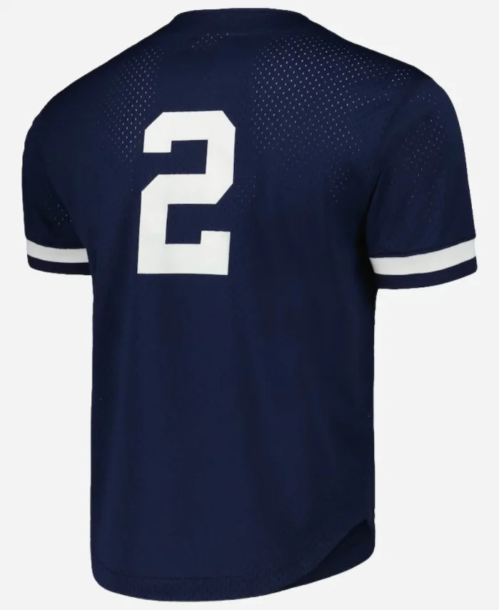 New York Yankees Derek Jeter Navy Button-Up Jersey