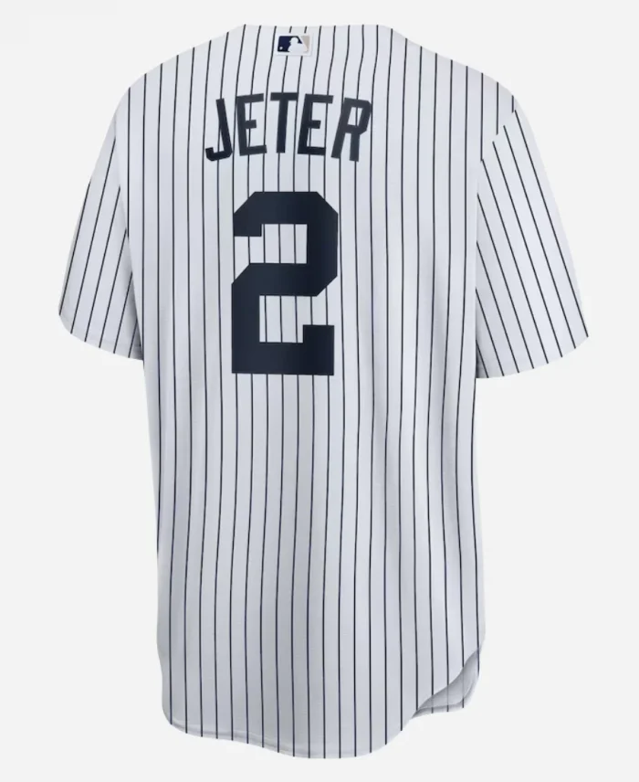 New York Yankees Derek Jeter Nike WhiteNavy Button-Up Jersey For Sale