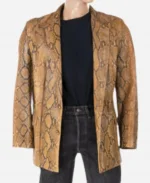 Nicolas Cage Movie Wild at Heart Sailor Ripley Snakeskin Leather Jacket