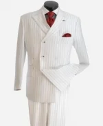 Norman 1920s Fashion White Tuxedo