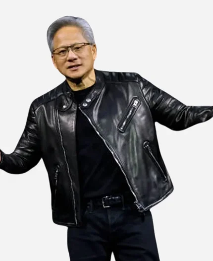 Nvidia CEO Jensen Huang Leather Jacket