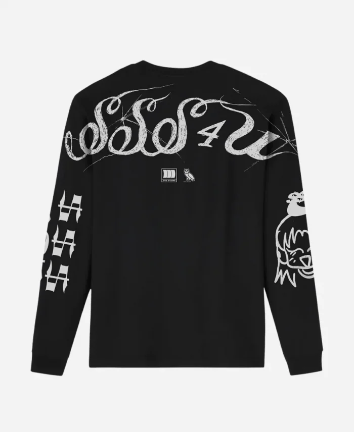 October Very Own $$$4U Longsleeve Black T-Shirt For Sale