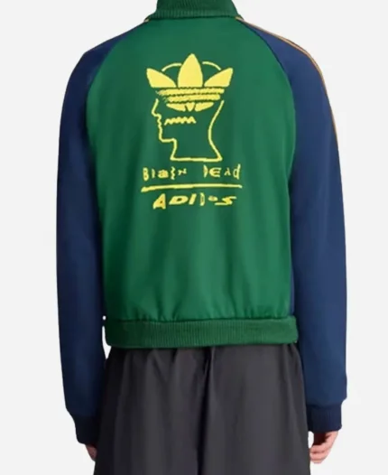 Originals x Brain Dead Green Track Bomber Jacket For Unisex