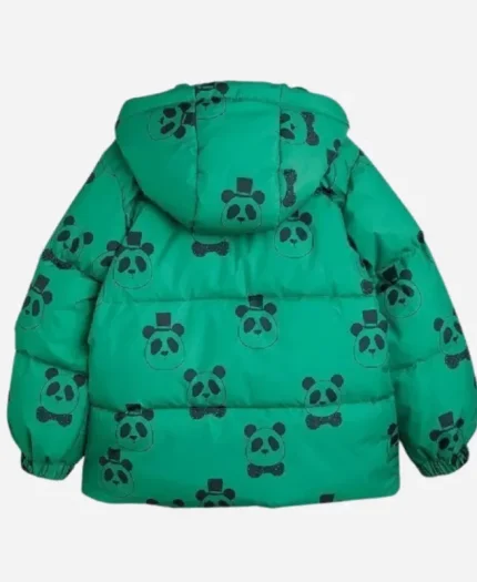 Pand Printed Hooded Puffer Jacket