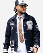 Patty Mills Black Varsity Jacket