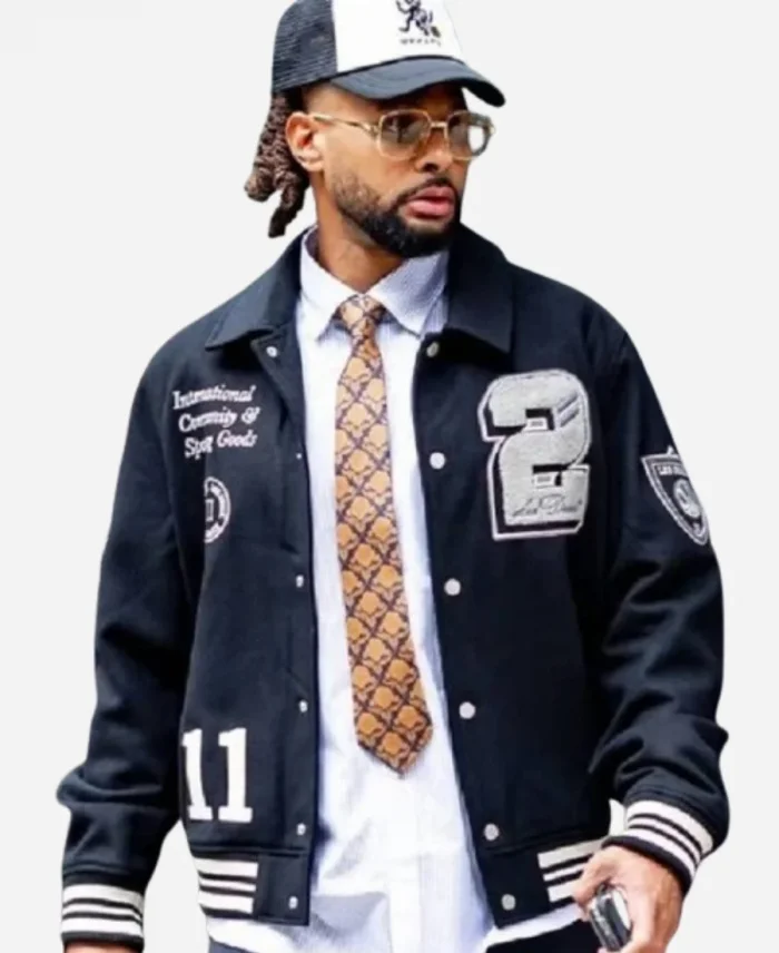 Patty Mills Black Varsity Jacket